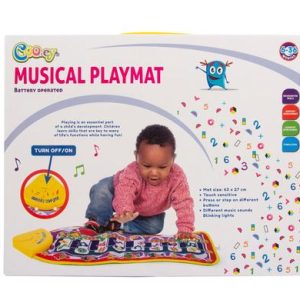 BABY TOY EDU PLAYMAT MUSICAL B/O 63x27cm