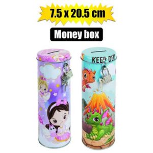 MONEY-BANK TIN ASSTD 20.5X7.5CM