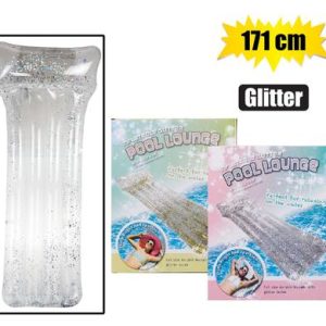 INFLATABLE LILO GLITTER 171cm ASSTD