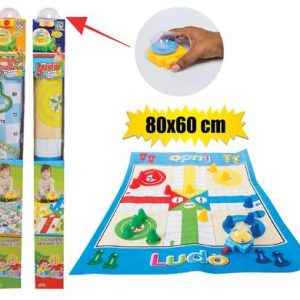 GAME LUDO/SNAKE&LADDER GIANT MAT 80x60cm