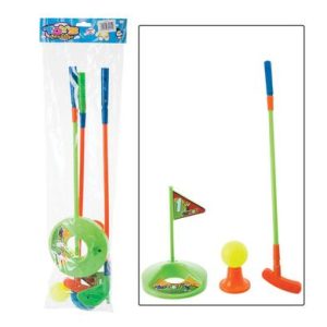 GOLF+CROQUET-SET PL W/3xBALLS