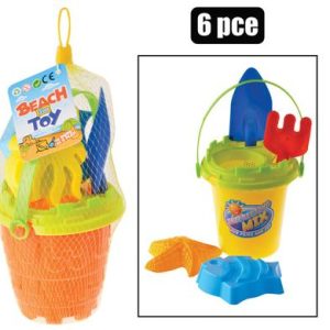 BEACH-SET PL 6PCE BUCKET
