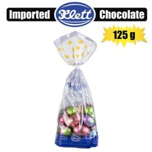 SWEET CHOC KL EASTER FOIL EGGS BAG 125g