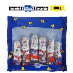 SWEET CHOC KL FOIL BUNNIES IN BAG 100g