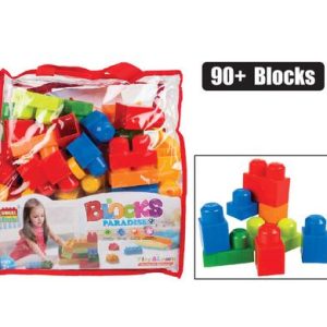 BUILDING BLOCKS STORAGE 90+PC LARGE