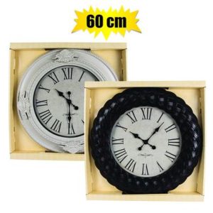 CLOCK WALL PL ROUND 60cm X-LARGE