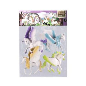 ANIMALS UNICORN 4pc 13-15cm
