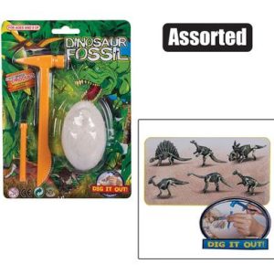 EDU EXCAVATION DINOSAUR FOSSIL KIT ASSTD