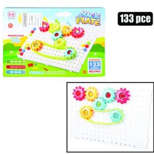 EDU WHEEL & COG PLATE 133PC