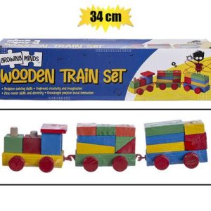 EDU TOY WOODEN TRAIN 34cm