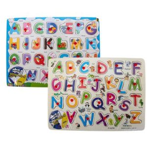 EDU PUSH-IN BOARD WOODEN ALPHABET