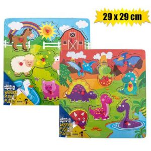 EDU PUSH-IN BOARD LRG ASSTD 29x29cm