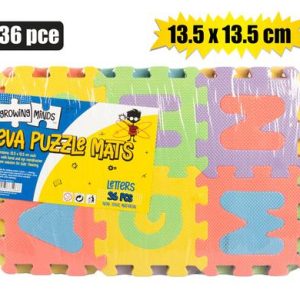 EDU EVA MAT ABC+NUMBER 36PC 13.5x13.5cm