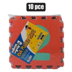 EDU EVA MAT NUMBERS 10PC 28.5x28.5cm