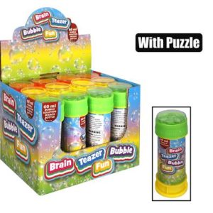 BUBBLE BOTTLE W/PUZZLE