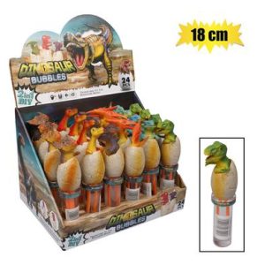 BUBBLE NOVELTY DINO IN EGG 17cm