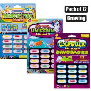 NOVELTY GROWING ANIMALS IN CAPSULES