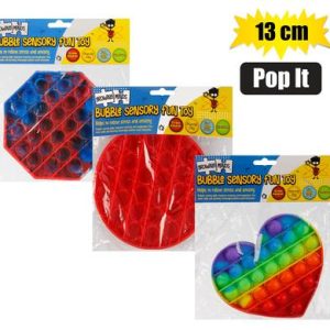NOVELTY SENSORY BUBBLE POPPING FUN 13cm