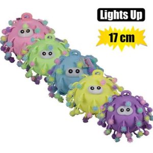 NOVELTY BALL PUFFER SNOWBALL 17cmLIGHTUP
