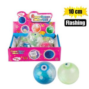 NOVELTY BALL FLASHING H/BOUNCE 10cm