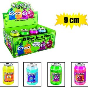 NOVELTY SLIME IN A CAN 9cm ASSTD