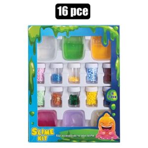 NOVELTY SLIME DIY W/ACCESSORIES 16pc