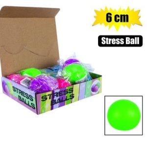 NOVELTY BALL STRESS NEON 6cm