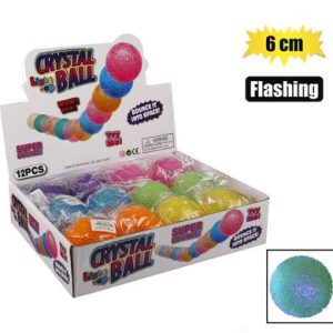 NOVELTY BALL BRIGHT GALAXY 6cm FLASHING