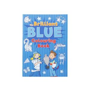 BOOK COLOURING BRILLIANT BLUE