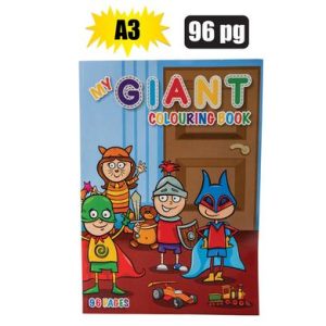 BOOK COLOURING A3 ASSTD
