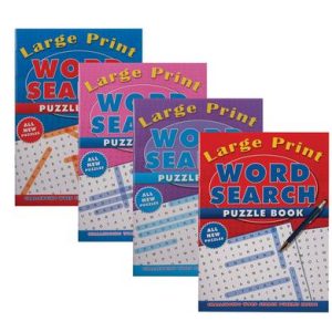 BOOK PUZZLE LARGE PRINT WORDSEARCH ASSTD